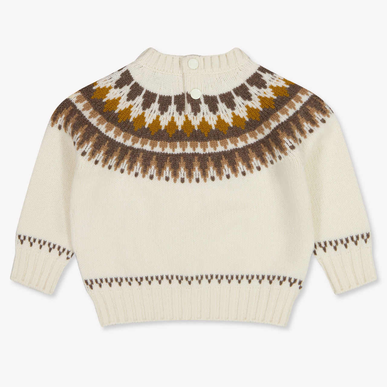 Moncler Bébé Garçons Pull en blanc cassé