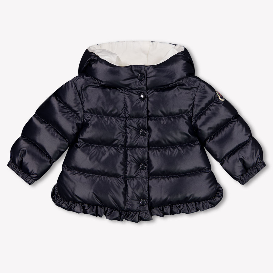 Moncler Bébé Tazui Filles Manteaux d'hiver Navy