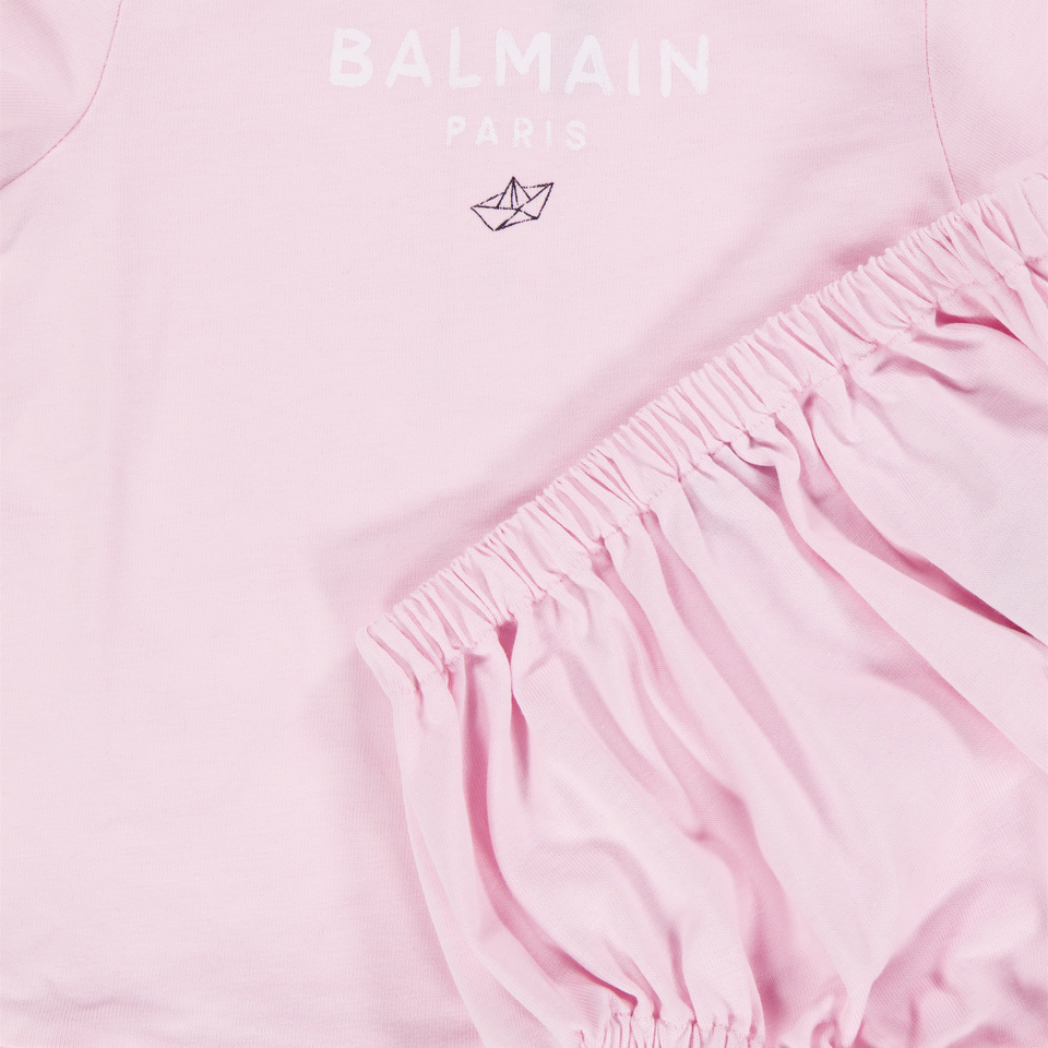Balmain bebe Chicas Vístete Rosa