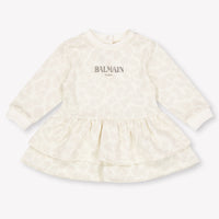 Balmain bebe Chicas Vístete Blanco Roto