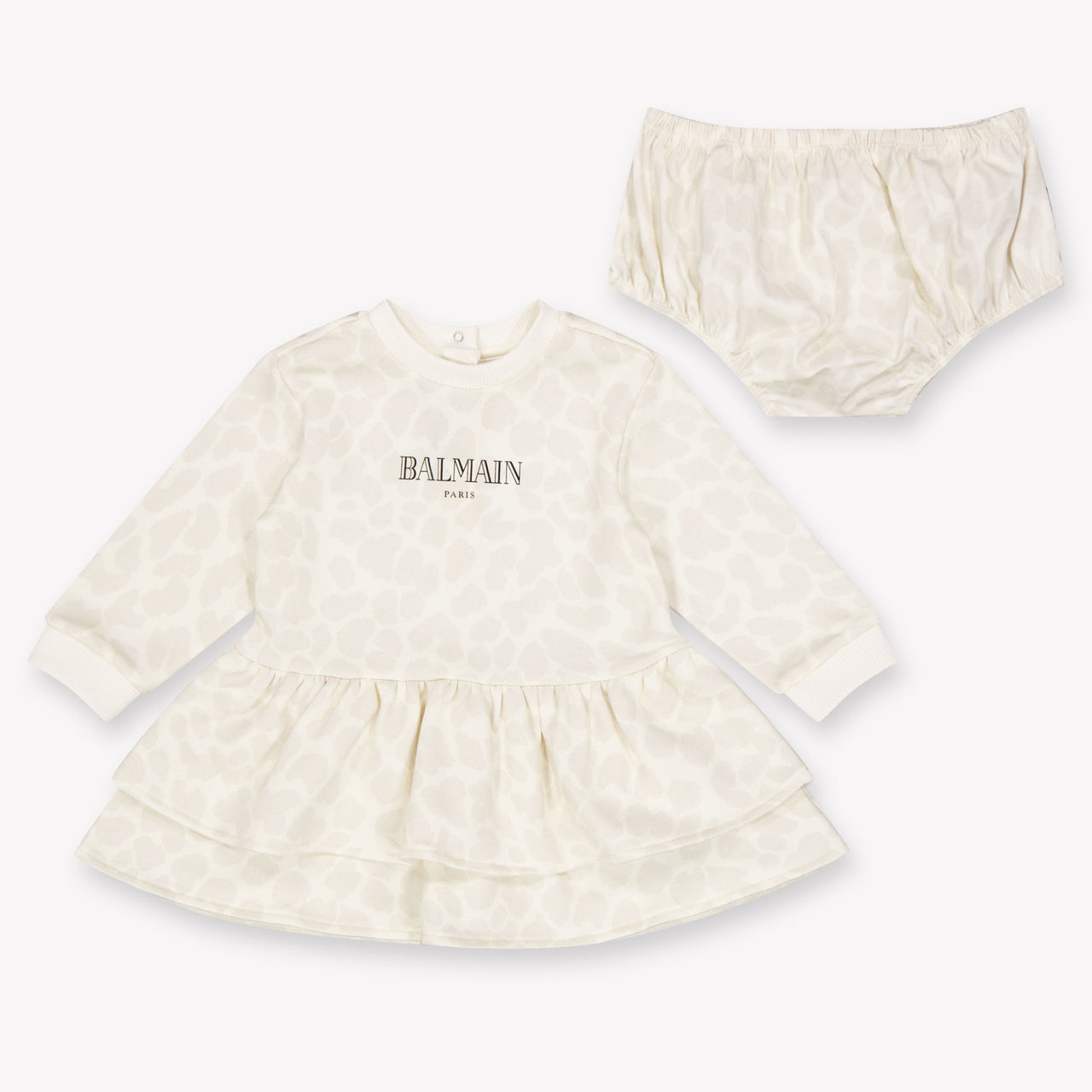 Balmain bebe Chicas Vístete Blanco Roto