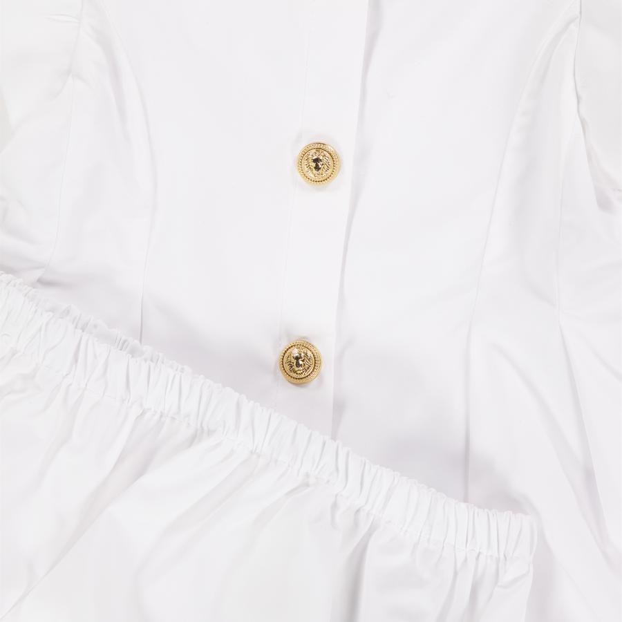 Balmain Bébé Filles Habillez-vous Blanc