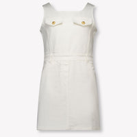 Balmain Kinder Meisjes Jurk In Wit