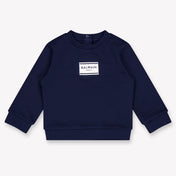 Balmain Bébé Filles Pull en Navy