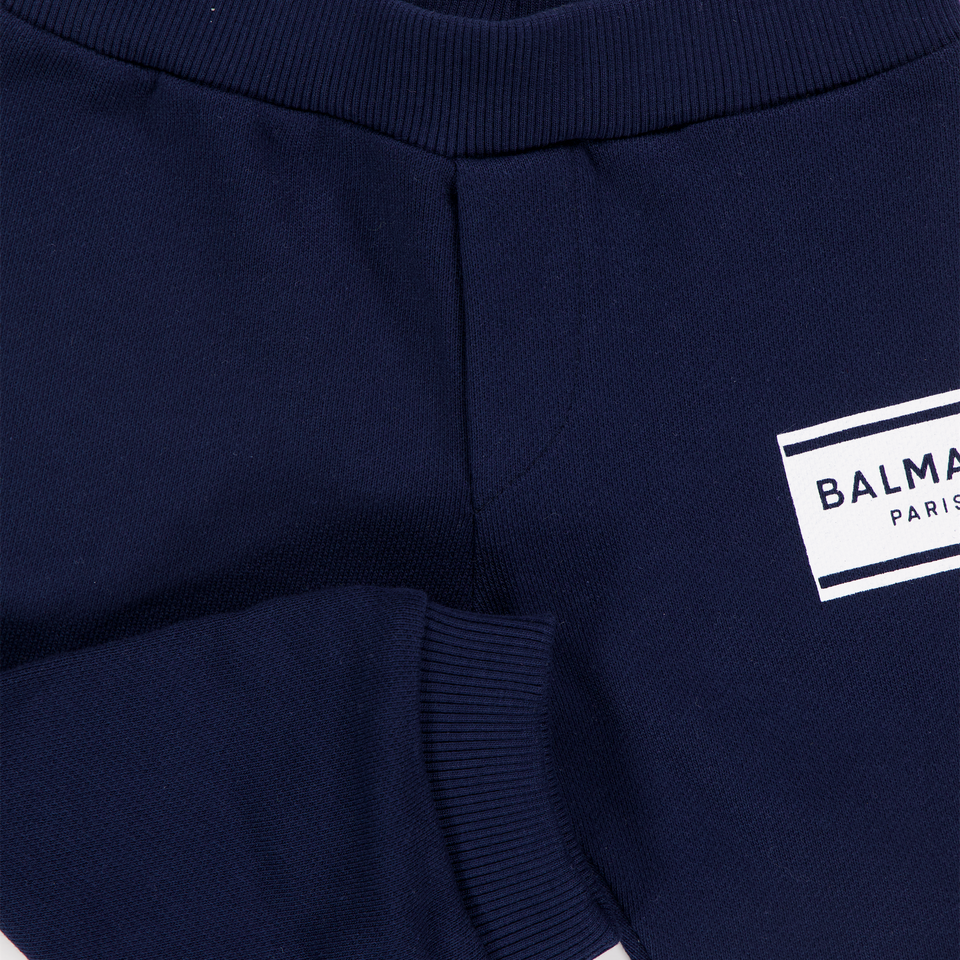 Balmain Baby Meisjes Broek In Navy