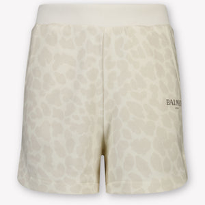 Balmain Kinder Mädchen Shorts rein Grauweiß