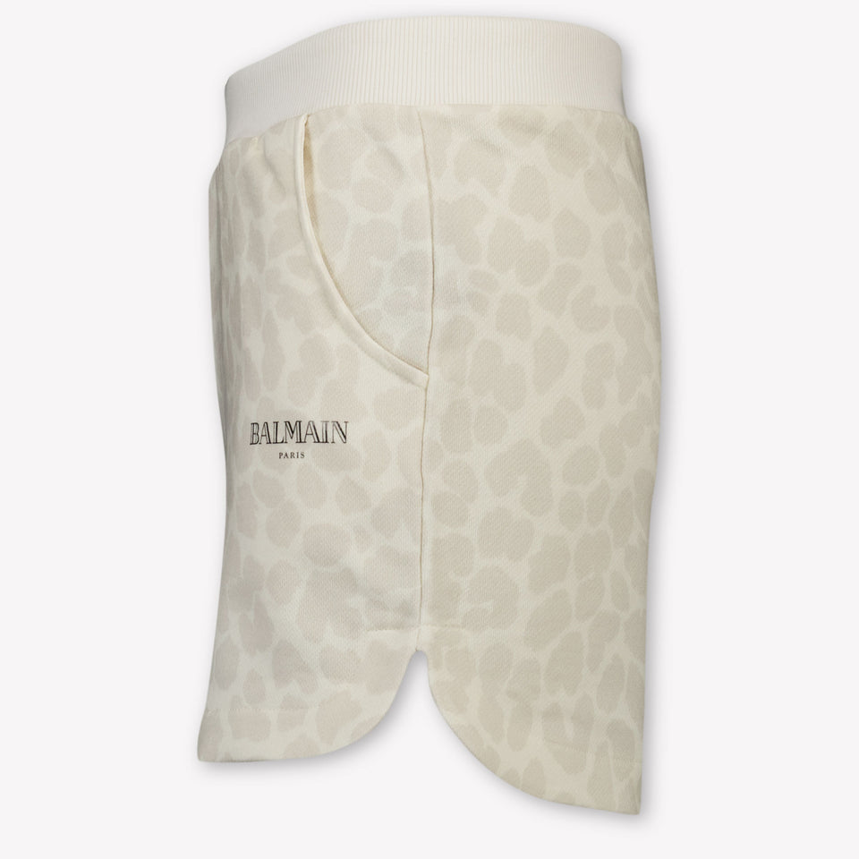 Balmain niños Chicas pantalones cortos en Blanco Roto