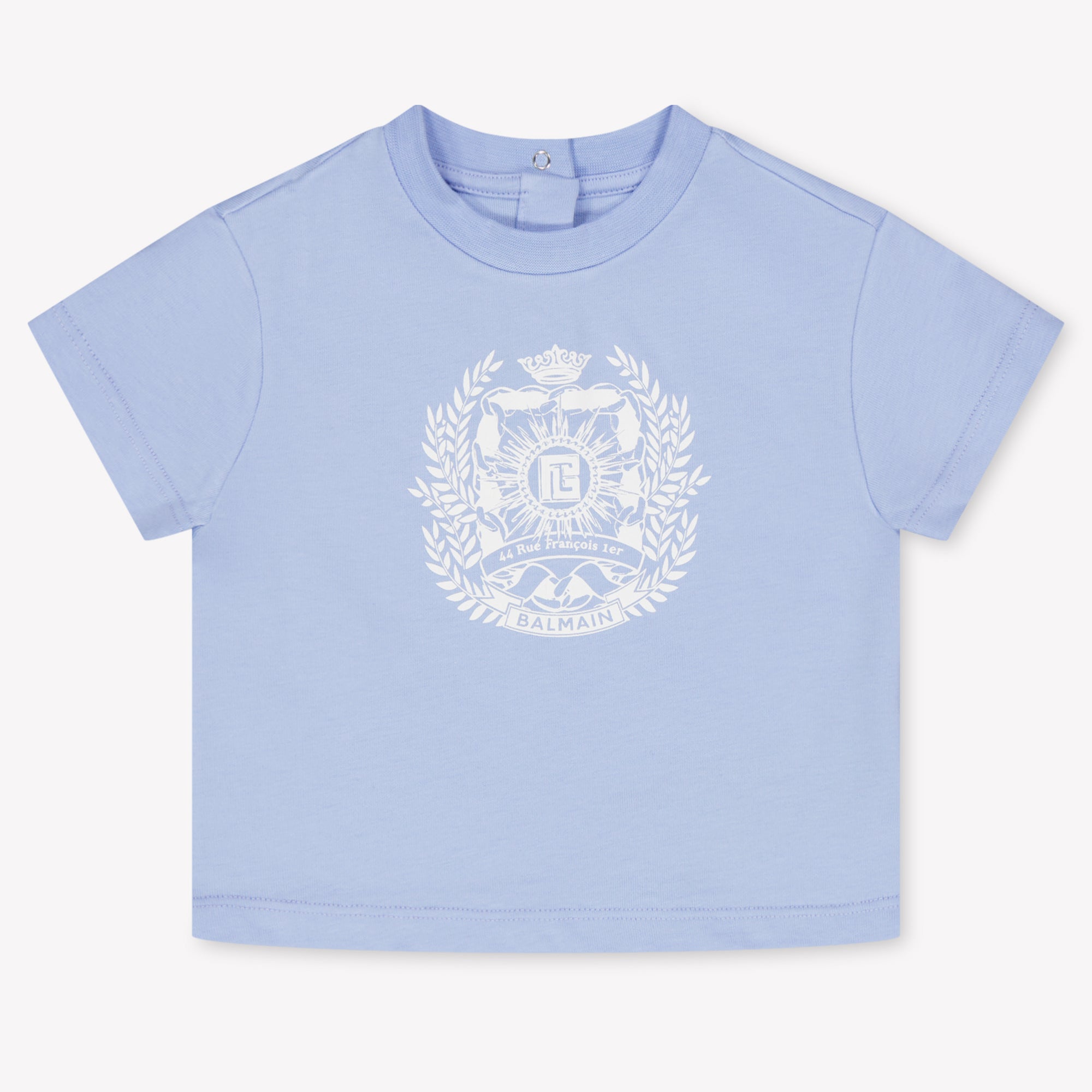 Balmain Bébé Filles T-shirt dans Bleu Clair