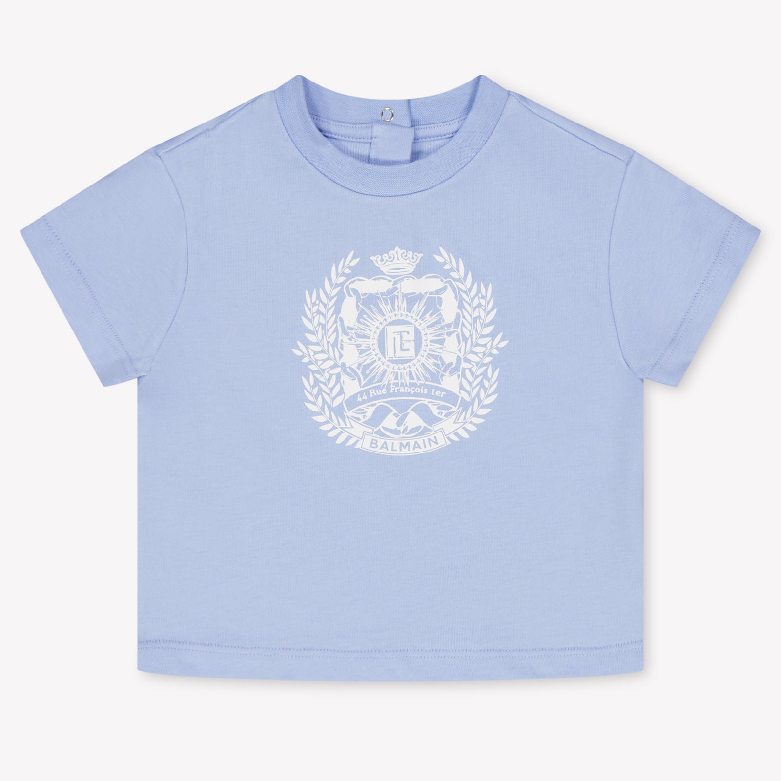 Balmain Bébé Filles T-shirt dans Bleu Clair