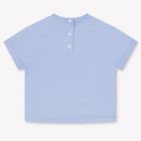 Balmain Baby Girls T-Shirt In Light Blue