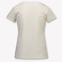 Balmain Kinder Mädchen T-Shirt In Grauweiß