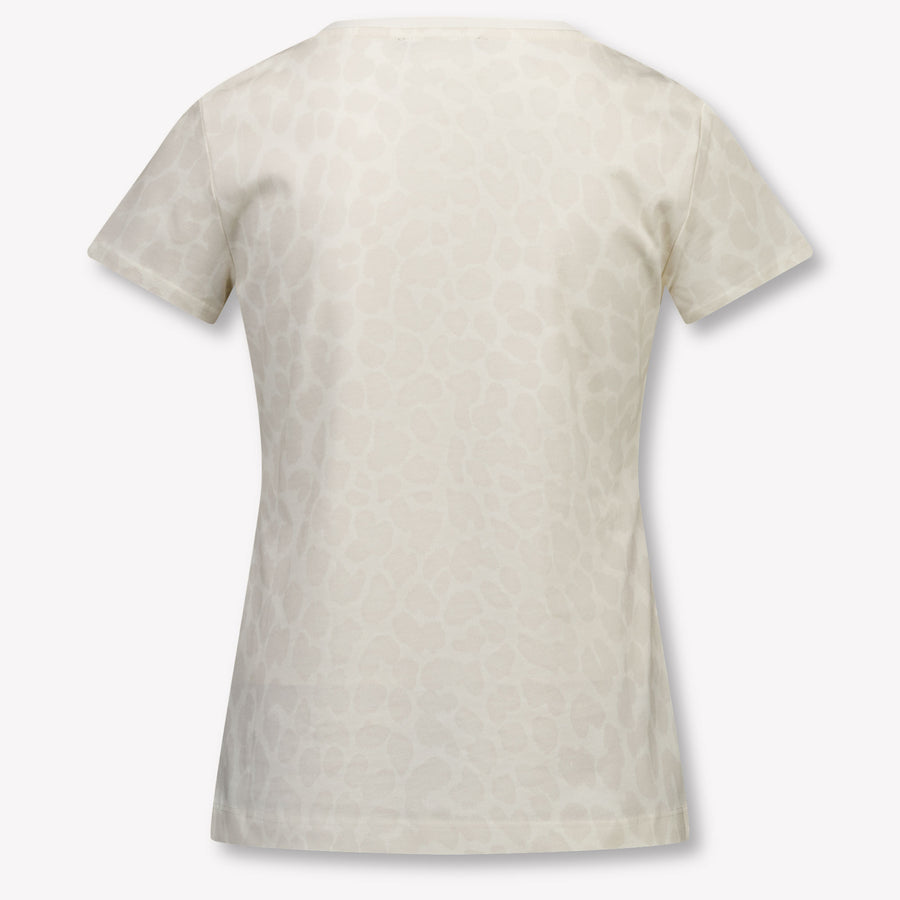 Balmain Kinder Mädchen T-Shirt In Grauweiß