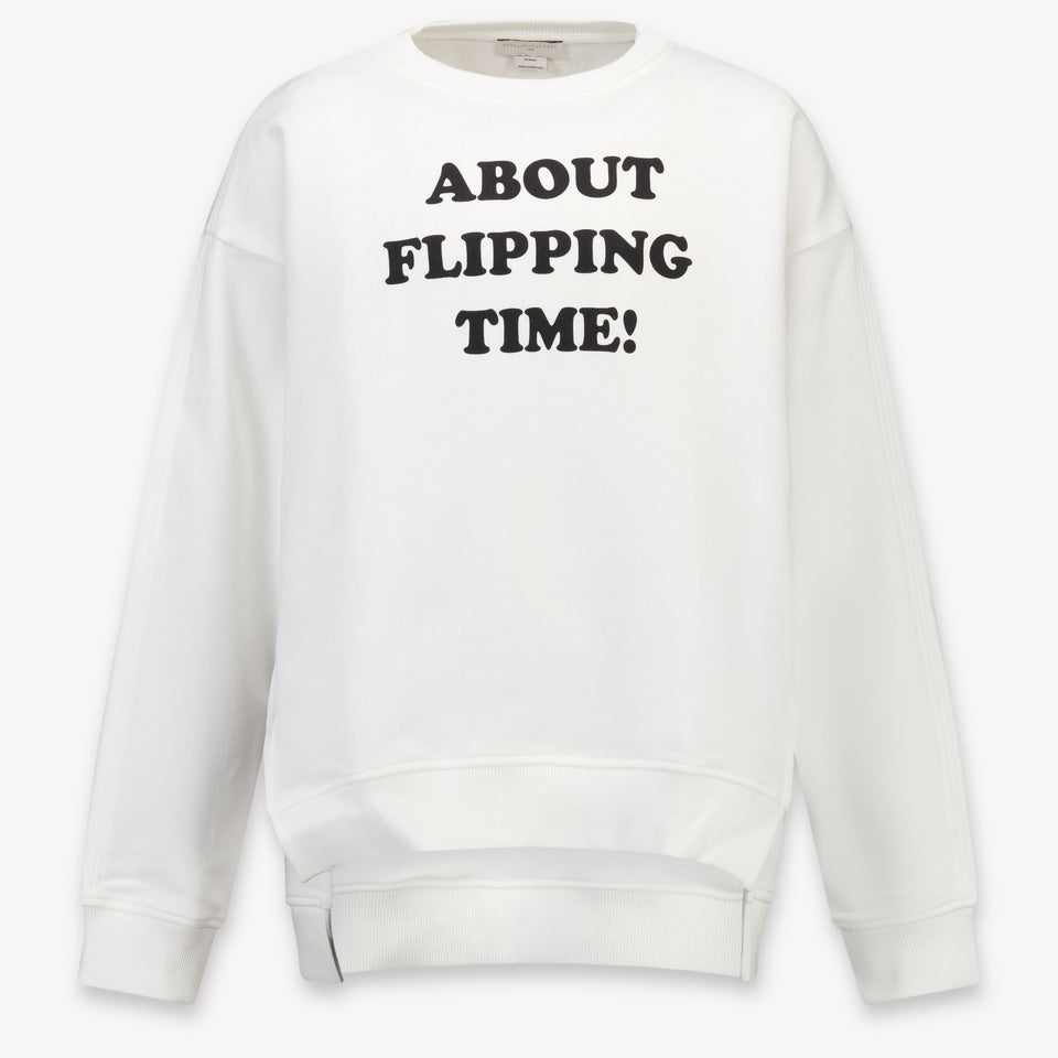 Stella McCartney Enfants Filles Pull en Blanc
