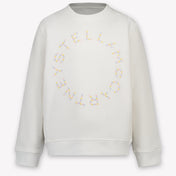 Stella McCartney Kinder Mädchen Pullover rein Weiß