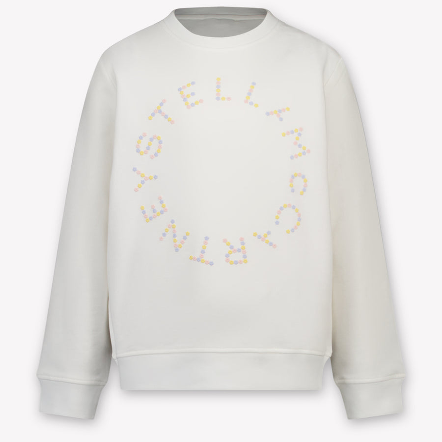 Stella McCartney Kinder Meisjes Trui In Wit