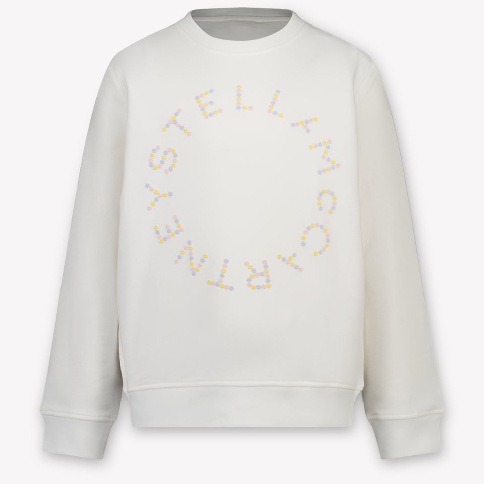 Stella McCartney Kinder Mädchen Pullover rein Weiß