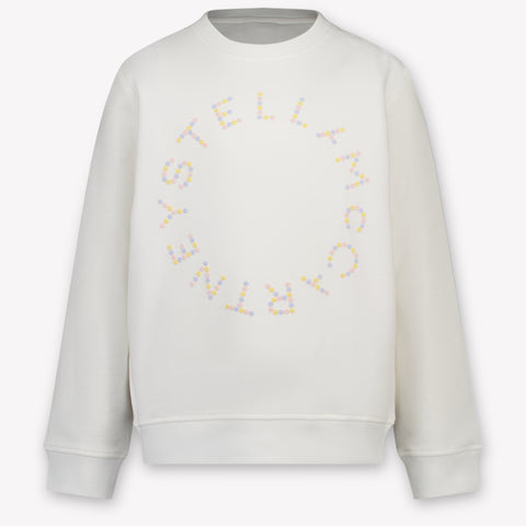 Stella McCartney Enfants Filles Pull en Blanc