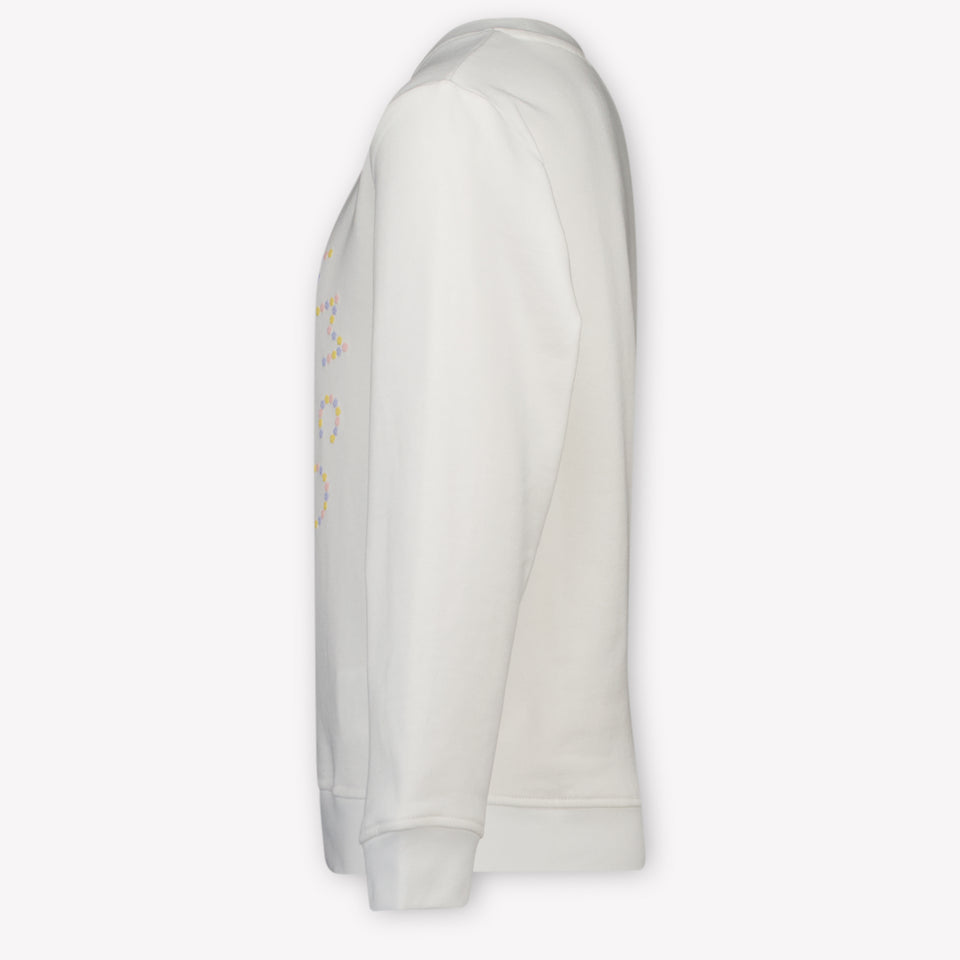 Stella McCartney Kinder Mädchen Pullover rein Weiß