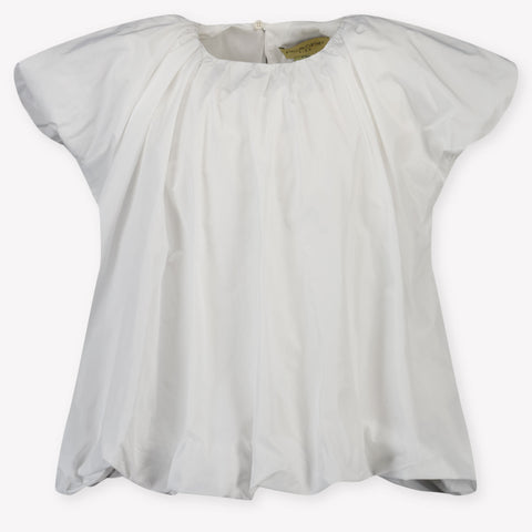 Stella McCartney niños Chicas Camiseta adentro Blanco
