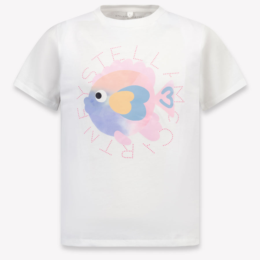 Stella McCartney Mädchen T-Shirt in Weiß
