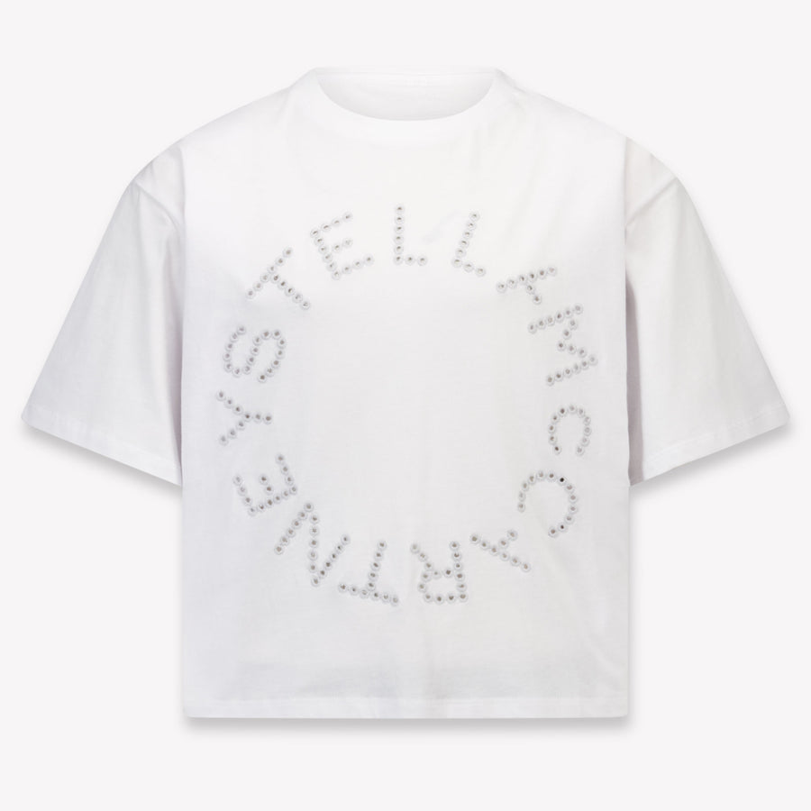 Stella McCartney Mädchen T-Shirt in Weiß