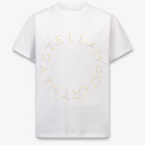 Stella McCartney Kinder Meisjes T-Shirt In Wit