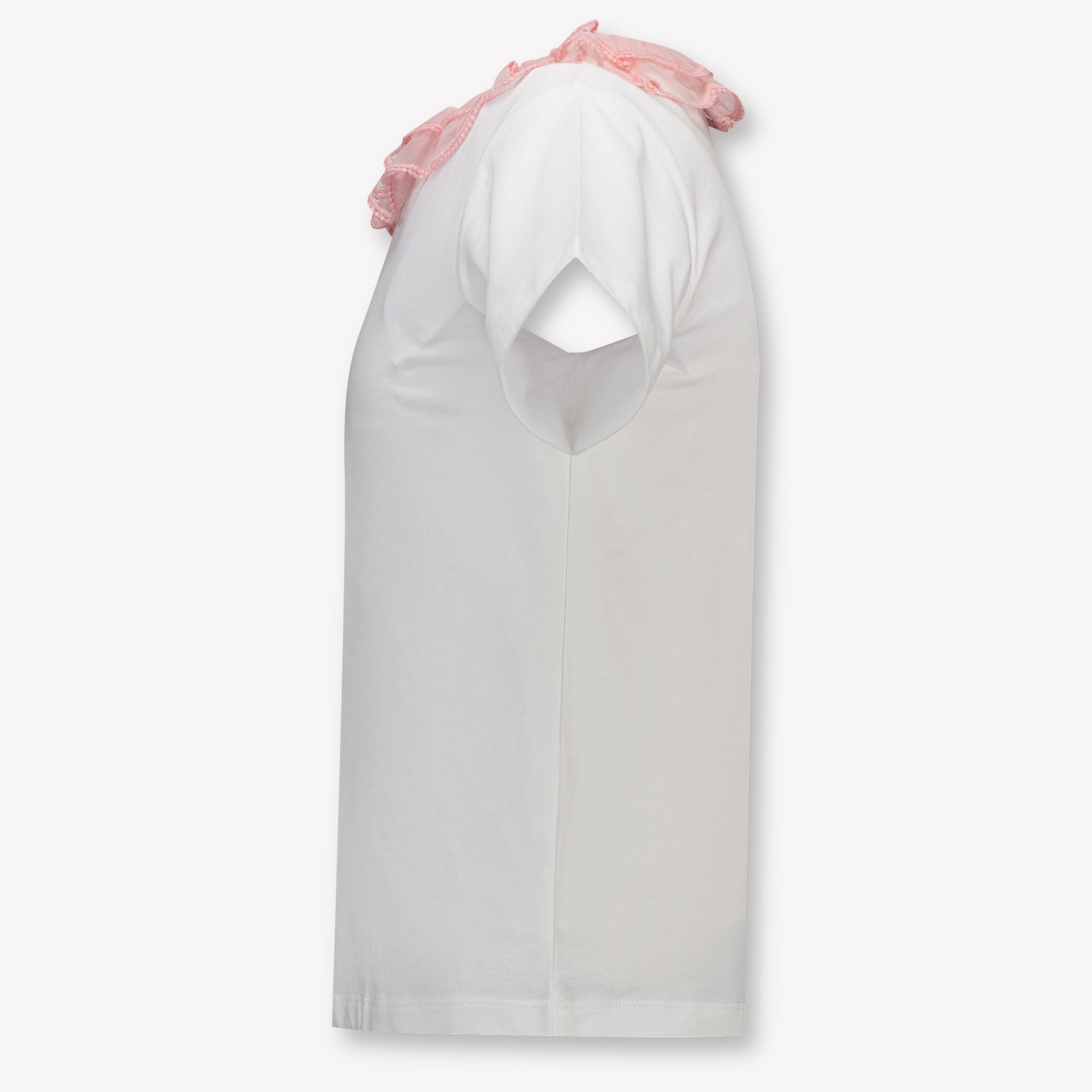 Stella McCartney Kinder Meisjes T-Shirt In Wit