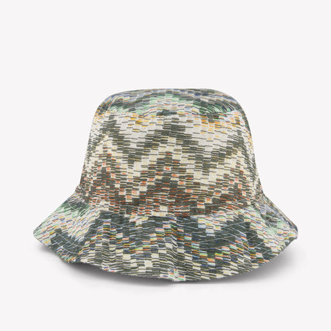 Missoni Bambini Ragazzi Cappello dentro Verde Oliva
