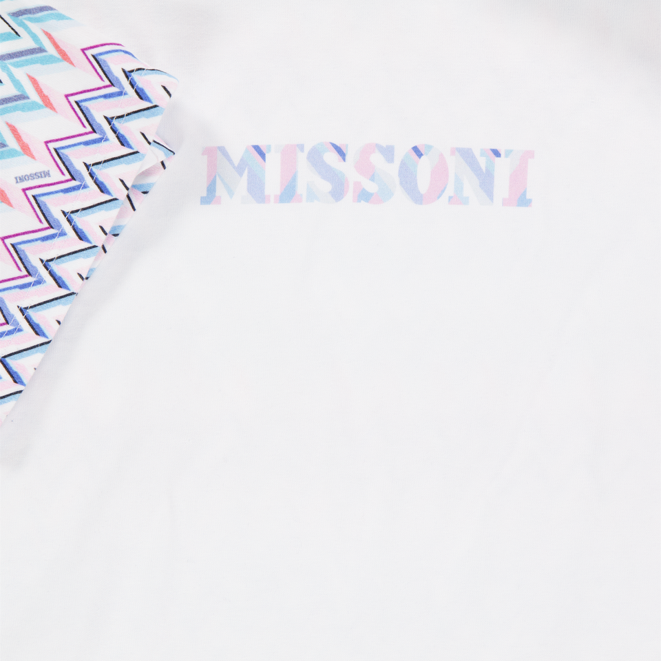 Missoni Bambini Ragazze Vestirsi Bianco