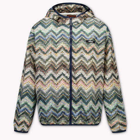 Missoni niños Chicos Chaqueta de verano en Verde Oliva
