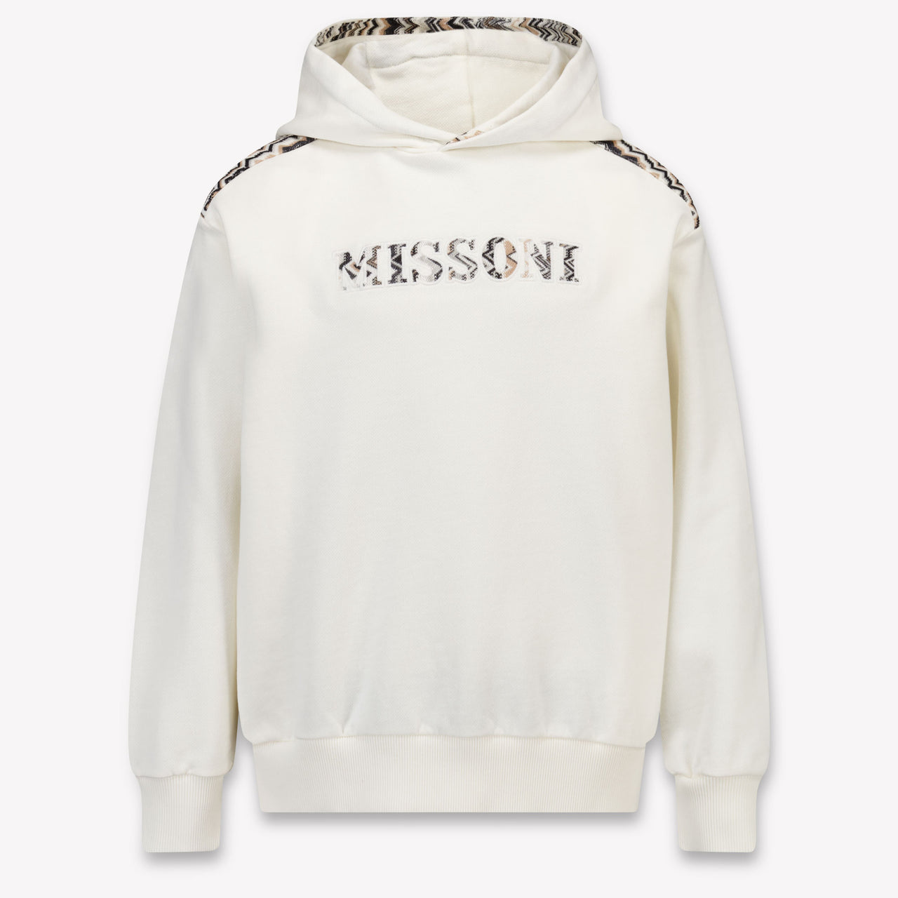 Missoni niños Chicos suéter en Blanco Roto