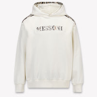 Missoni niños Chicos suéter en Blanco Roto