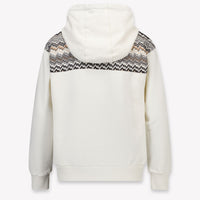 Missoni niños Chicos suéter en Blanco Roto