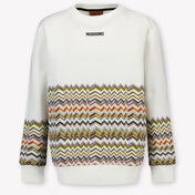 Missoni niños Chicos suéter en Blanco