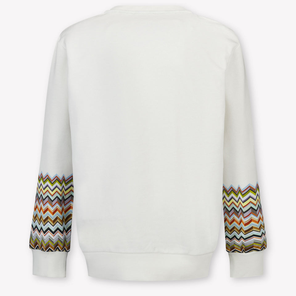 Missoni niños Chicos suéter en Blanco