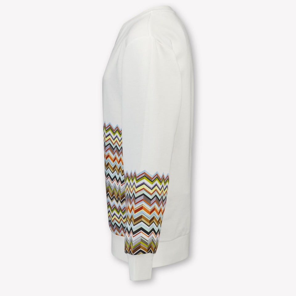 Missoni niños Chicos suéter en Blanco