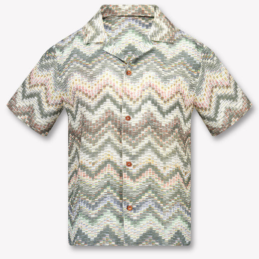 Missoni Kinder Jungen Bluse rein Grün