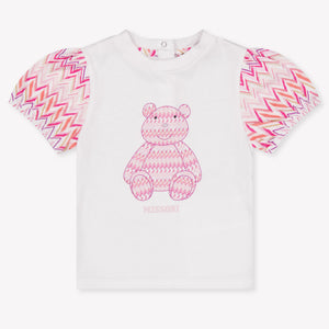 Missoni Baby Mädchen T-Shirt In Weiß