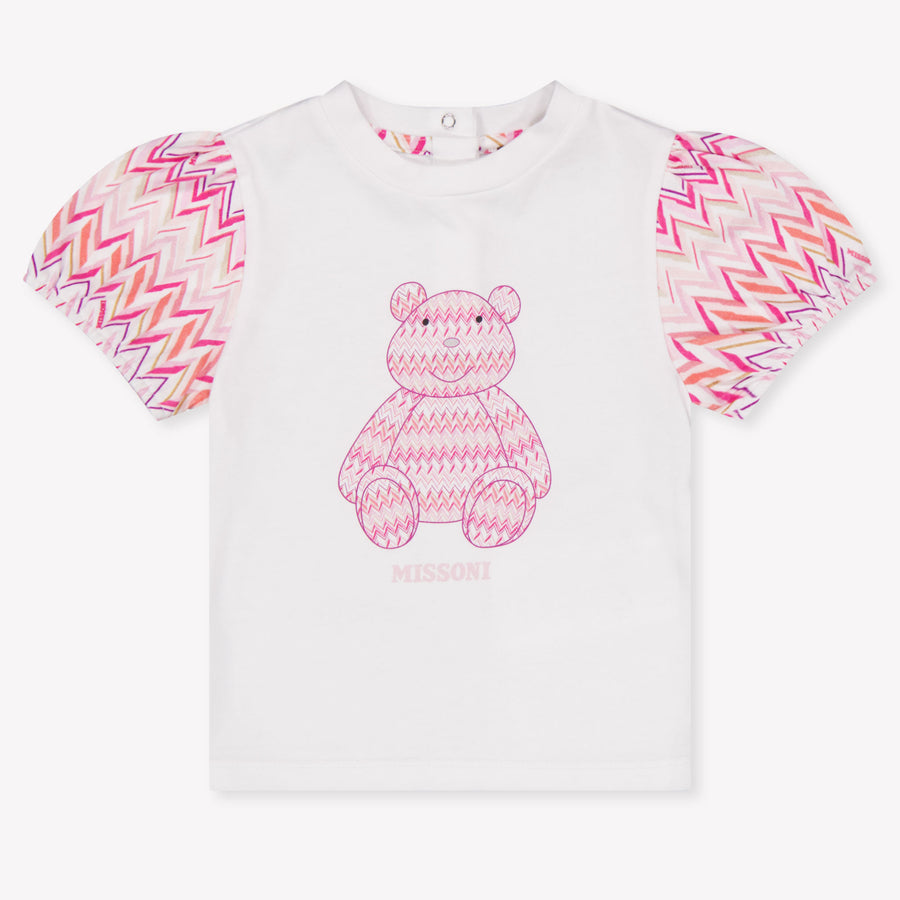 Missoni Baby Mädchen T-Shirt In Weiß