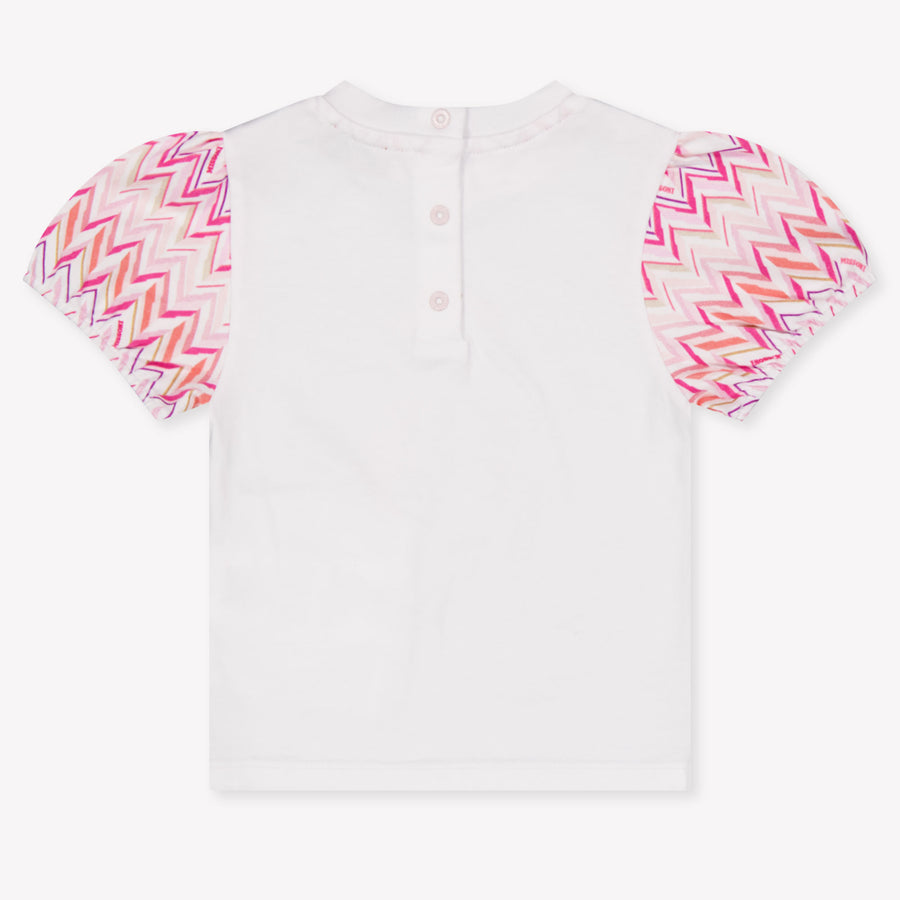 Missoni Baby Mädchen T-Shirt In Weiß