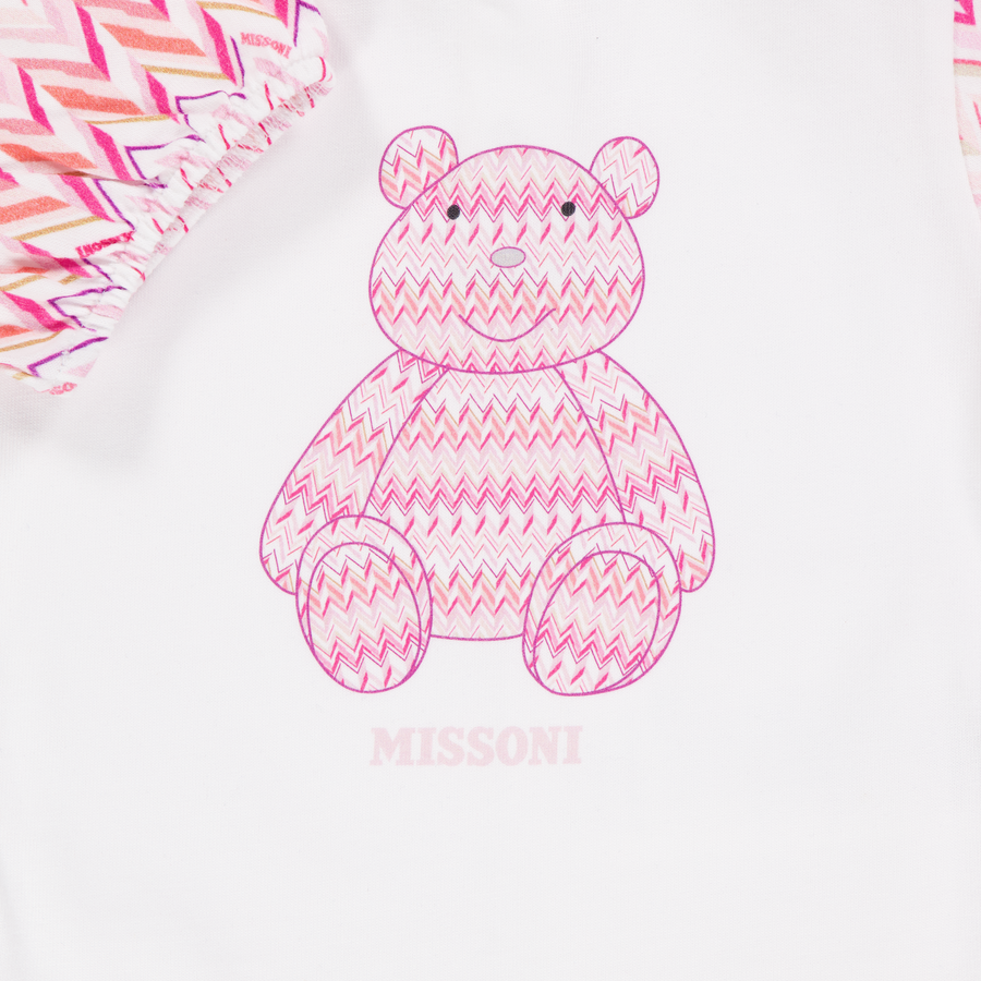 Missoni Baby Mädchen T-Shirt In Weiß