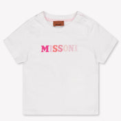 Missoni Bébé Filles T-shirt dans Blanc