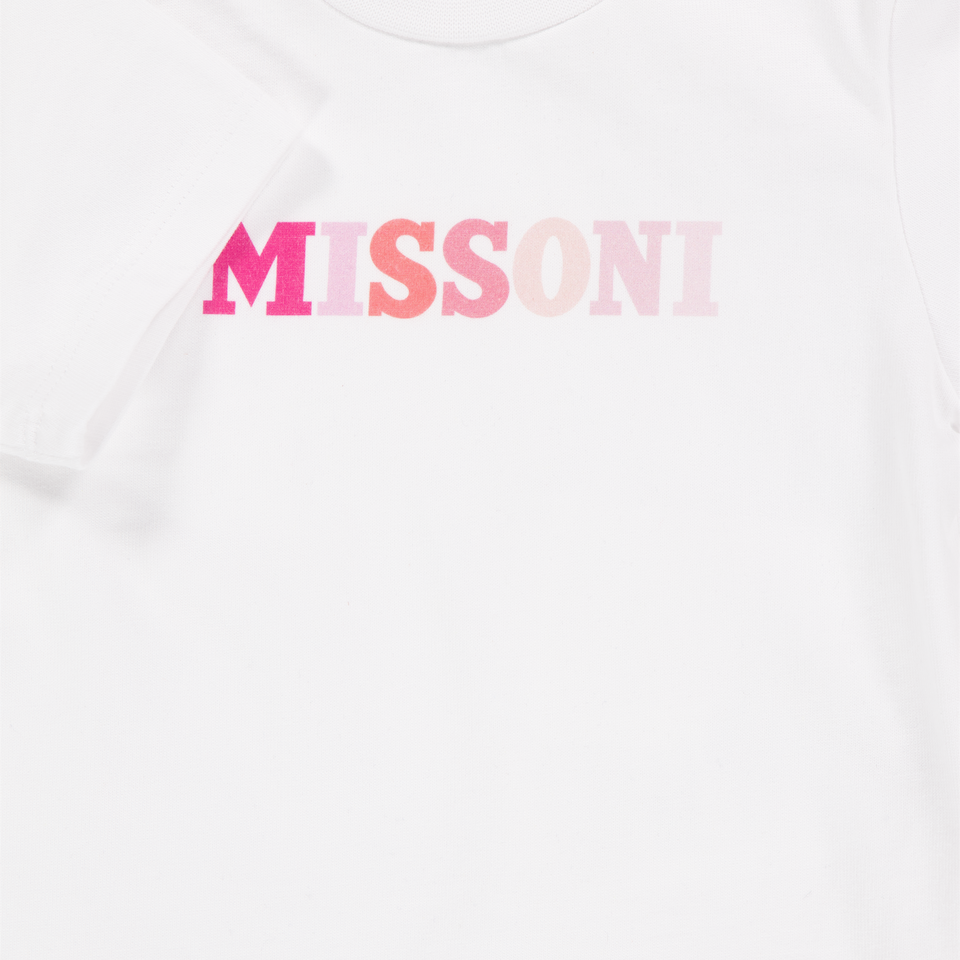 Missoni Bébé Filles T-shirt dans Blanc