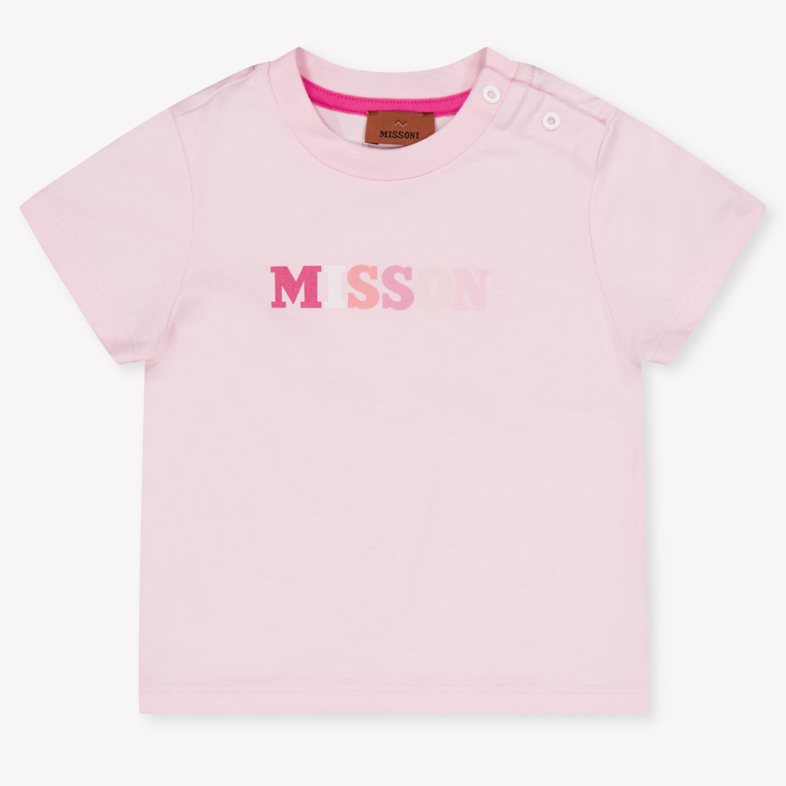 Missoni Baby Girls T-Shirt In Light Pink