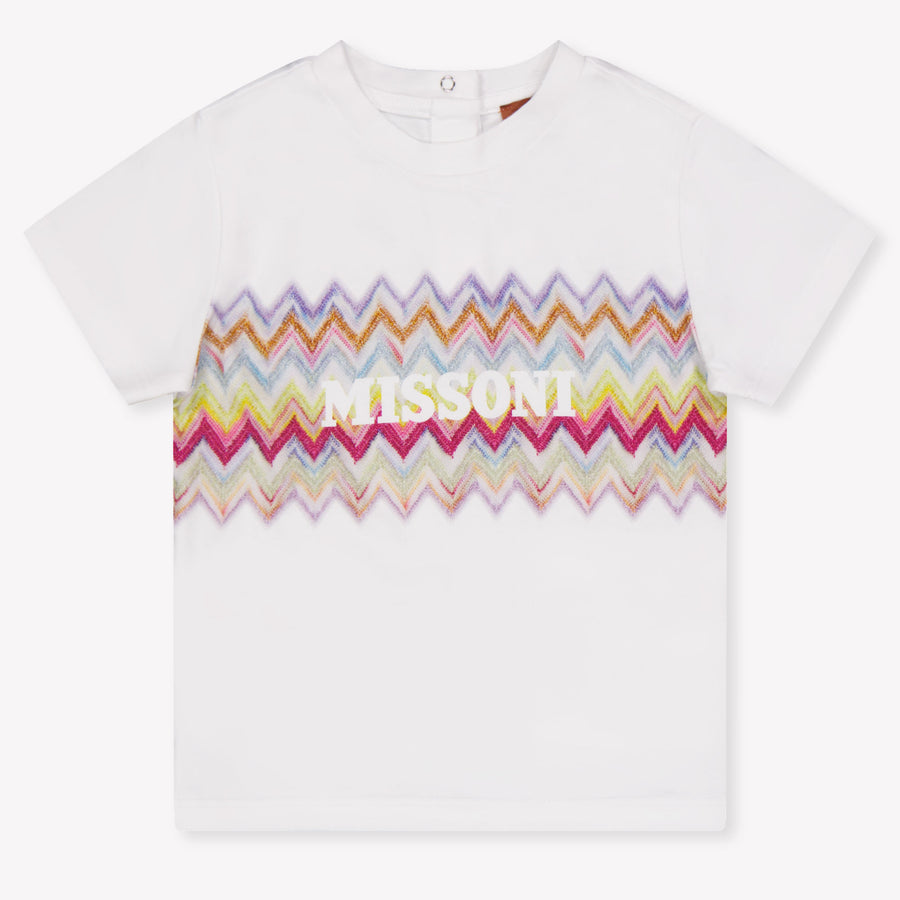 Missoni Bambino Ragazze Maglietta dentro Bianco