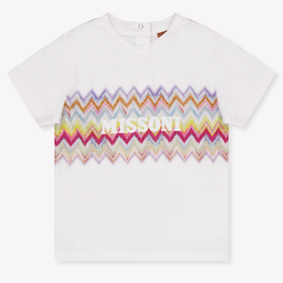 Missoni Baby Girls T-Shirt In White