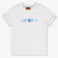 Missoni bebe Chicos Camiseta adentro Blanco