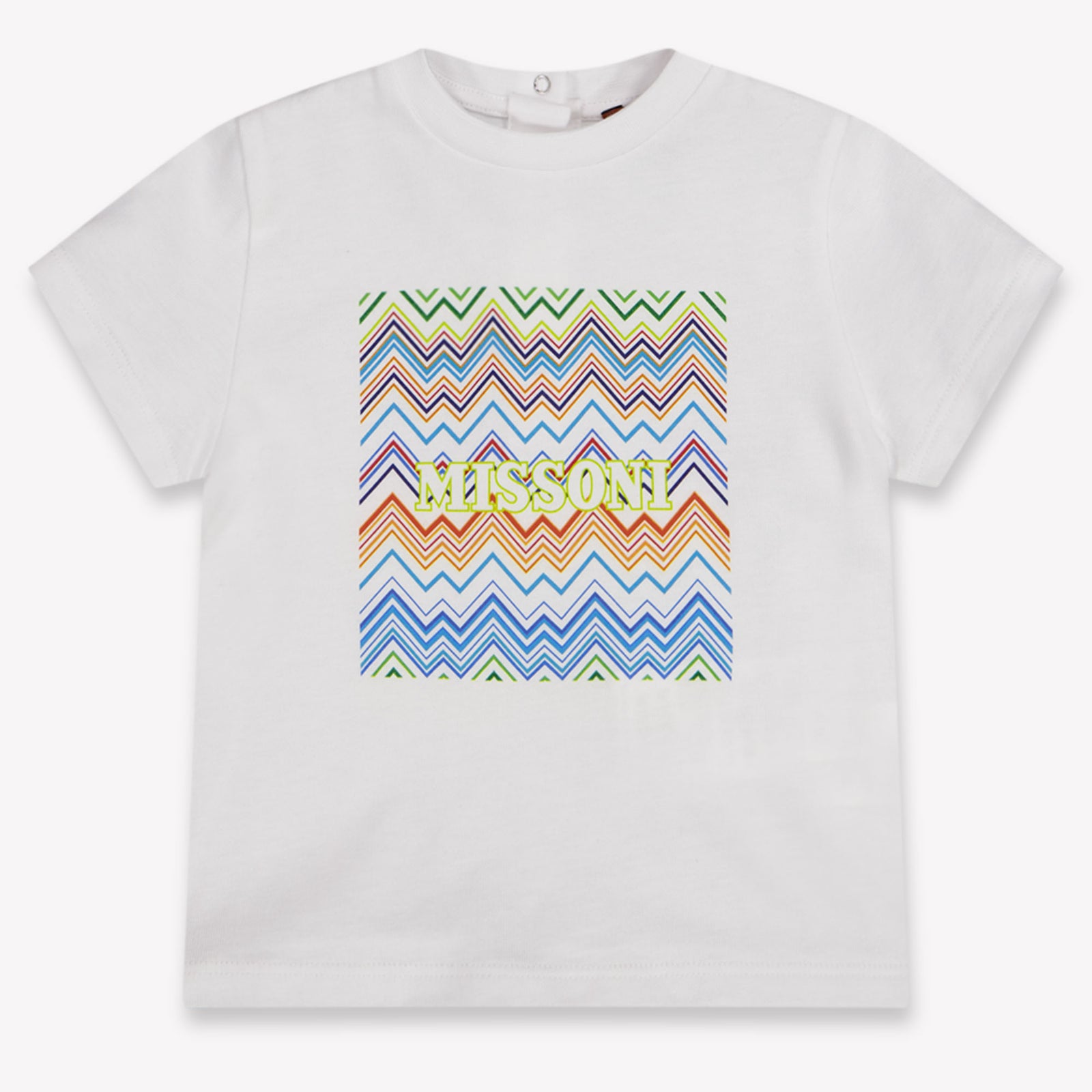 Missoni bebe Chicos Camiseta adentro Blanco