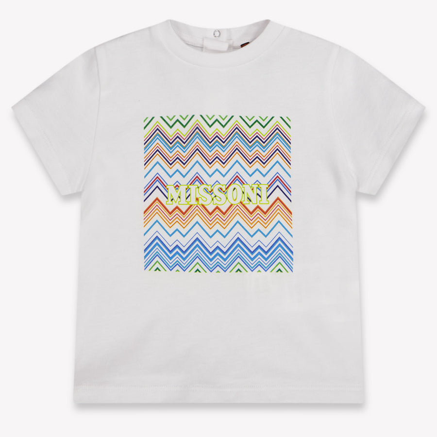 Missoni Bébé Garçons T-shirt dans Blanc