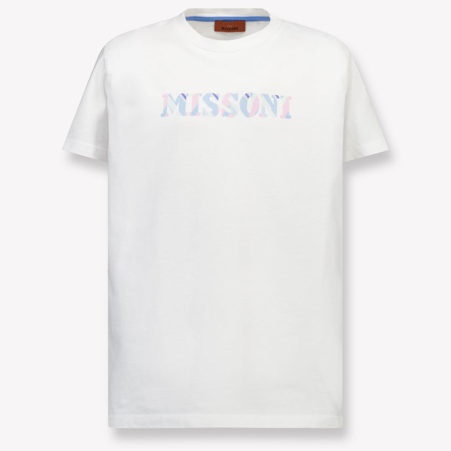 Missoni niños Chicas Camiseta adentro Blanco